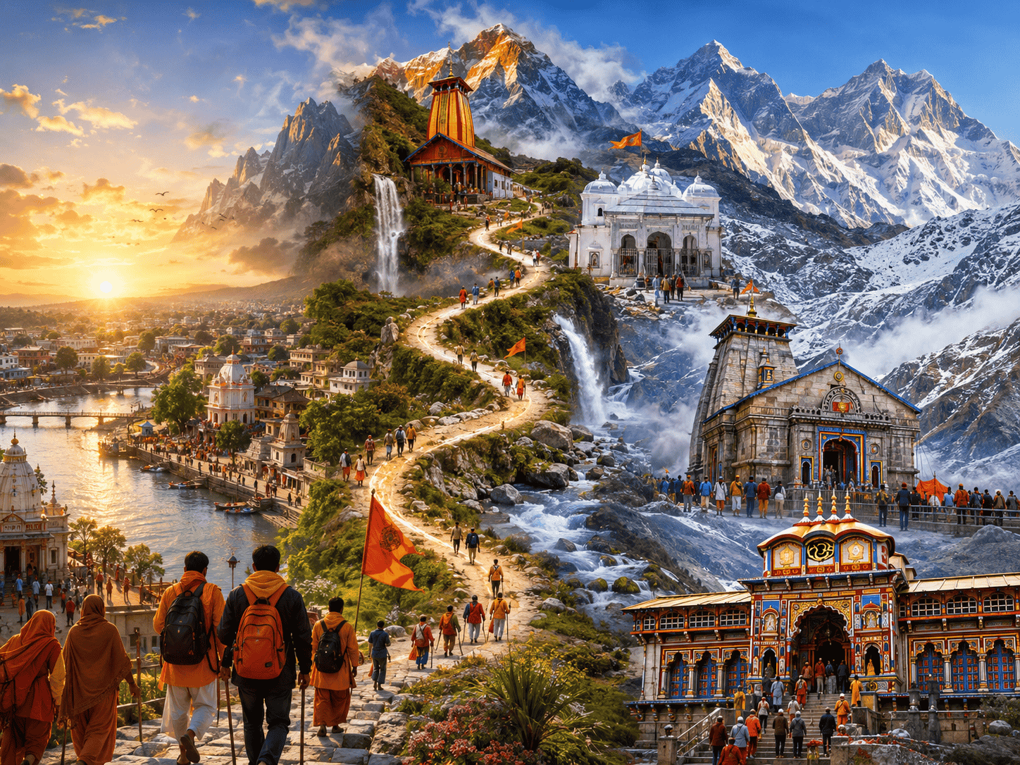 Budget Char Dham Pilgrimage Travel Plan from Shantipur